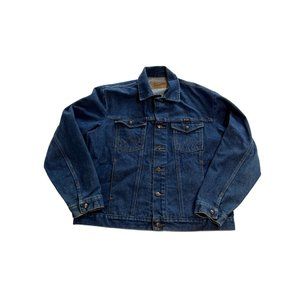 VINTAGE Wrangler Denim Trucker Jacket in Blue
